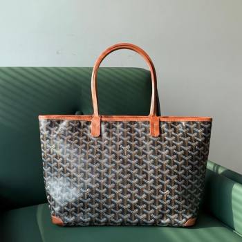 Goyard Artois PM Tote bag with Zipper Brown 2025 00320 (ZHANG-250805038)