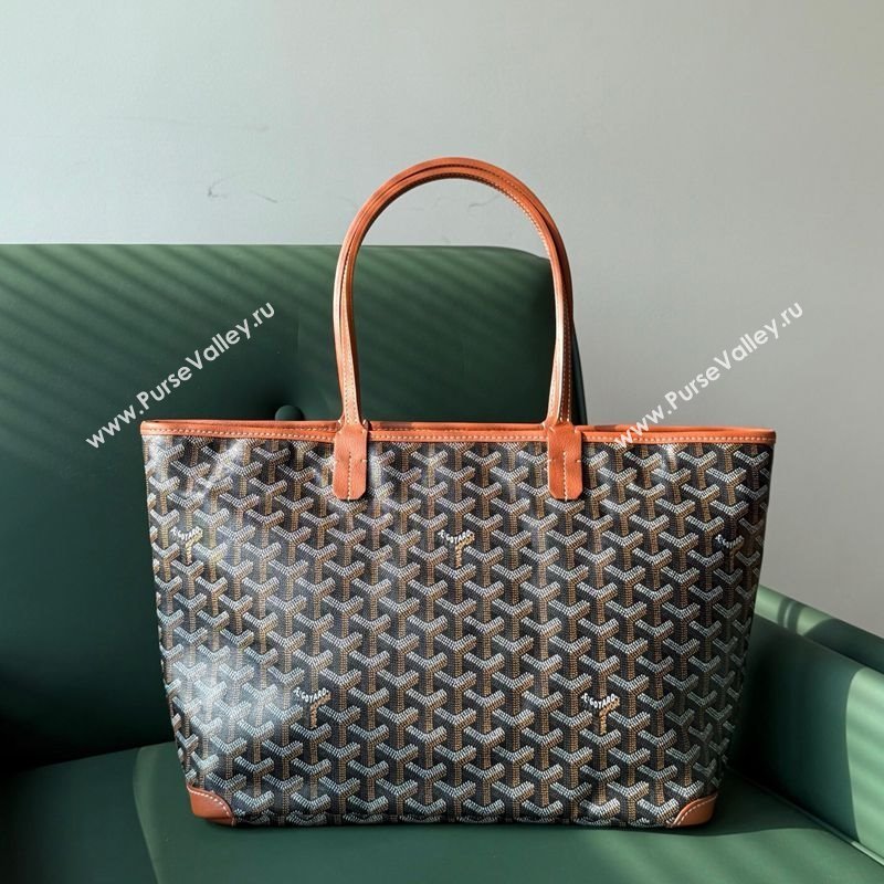 Goyard Artois PM Tote bag with Zipper Brown 2025 00320 (ZHANG-250805038)
