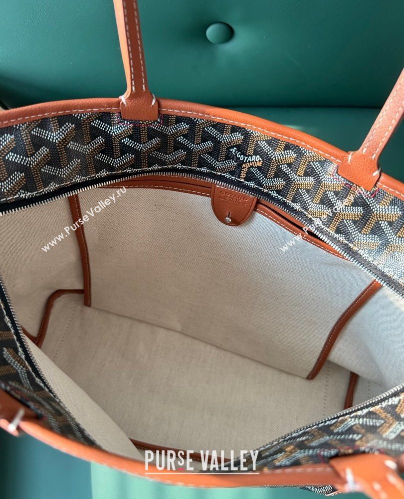 Goyard Artois PM Tote bag with Zipper Brown 2025 00320 (ZHANG-250805038)