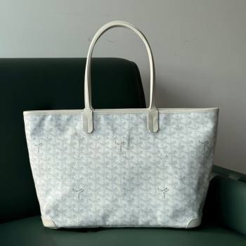 Goyard Artois PM Tote bag with Zipper White 2025 00320 (ZHANG-250805039)