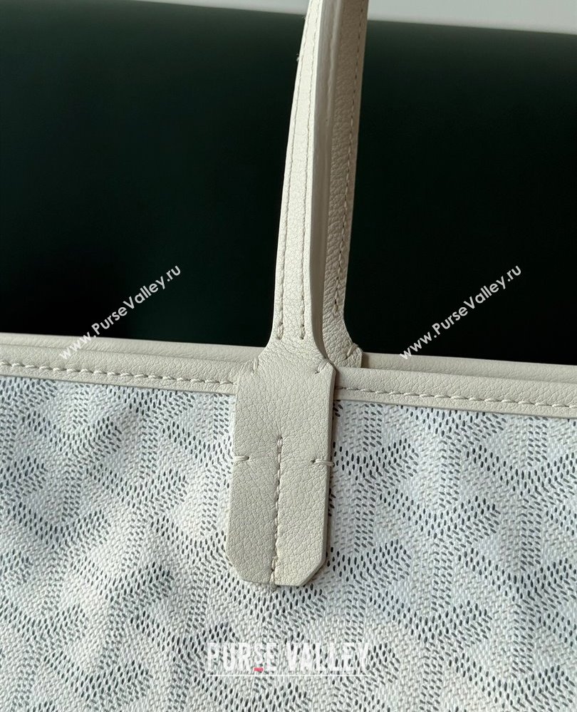 Goyard Artois PM Tote bag with Zipper White 2025 00320 (ZHANG-250805039)