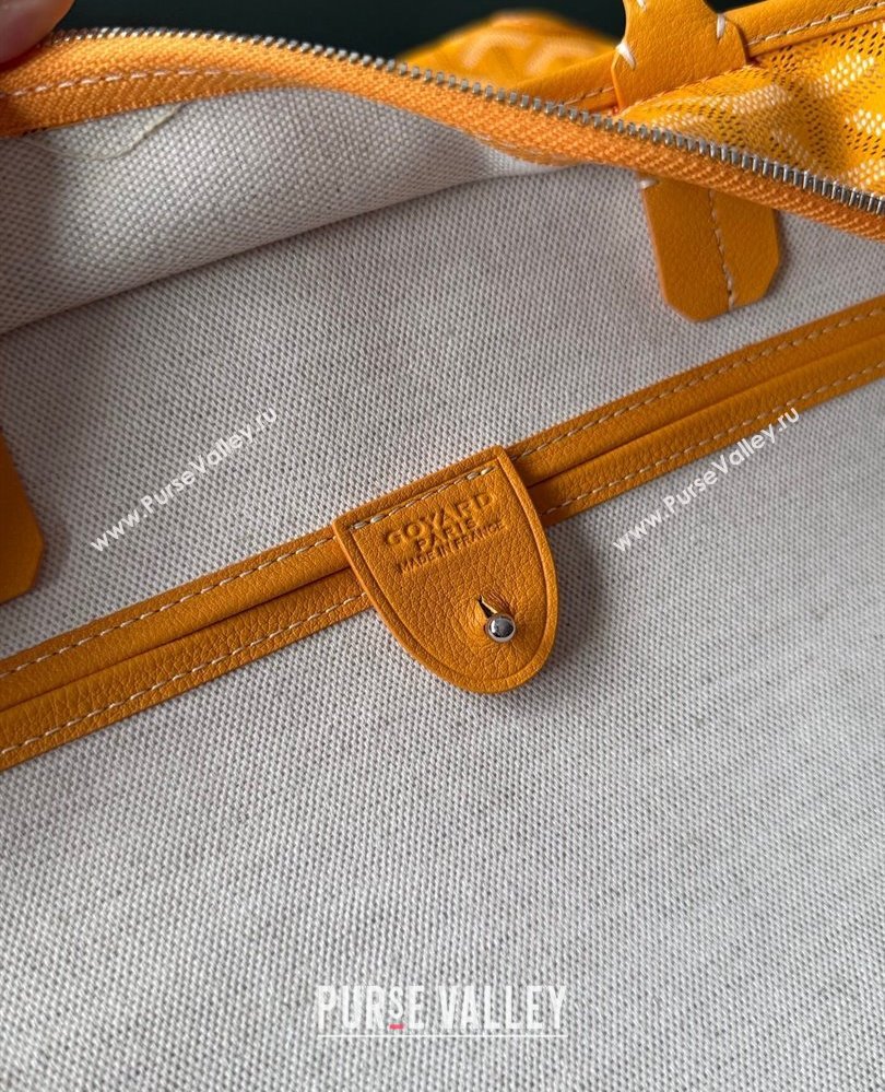 Goyard Artois PM Tote bag with Zipper Yellow 2025 00320 (ZHANG-250805032)