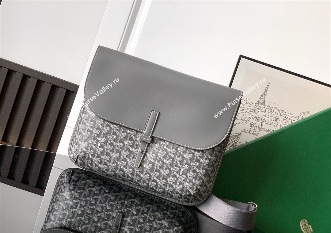 Goyard Coursier Messenger bag Grey 2025 8069 (ZHANG-250805040)