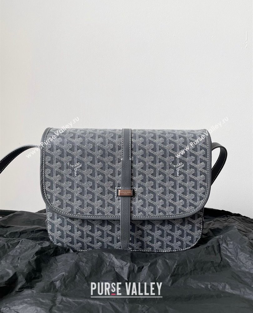 Goyard Mens Belvedere MM Crossbody Bag Grey 2025 0805 (BI-250805048)
