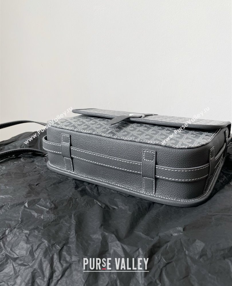 Goyard Mens Belvedere MM Crossbody Bag Grey 2025 0805 (BI-250805048)