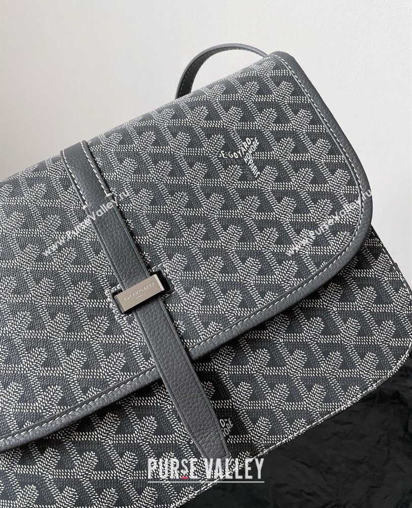 Goyard Mens Belvedere MM Crossbody Bag Grey 2025 0805 (BI-250805048)
