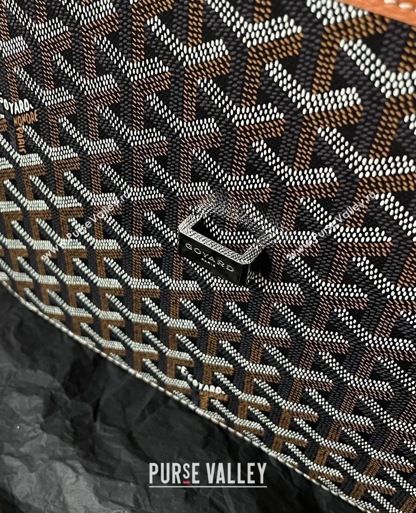 Goyard Mens Belvedere MM Crossbody Bag Brown 2025 0805 (BI-250805049)