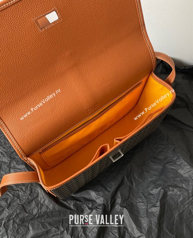 Goyard Mens Belvedere MM Crossbody Bag Brown 2025 0805 (BI-250805049)