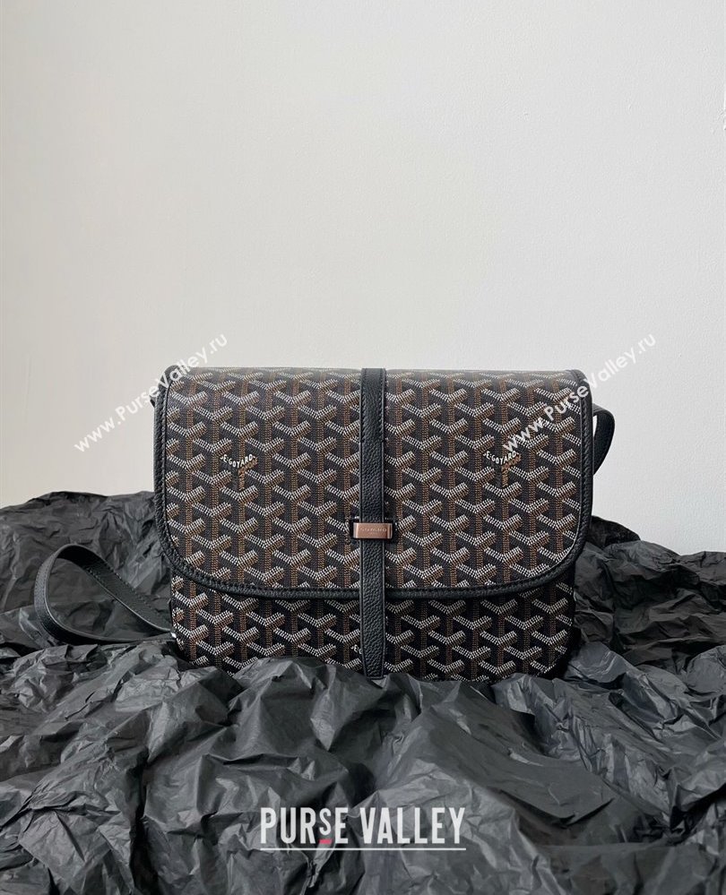 Goyard Mens Belvedere MM Crossbody Bag Black 2025 0804 (BI-250805047)