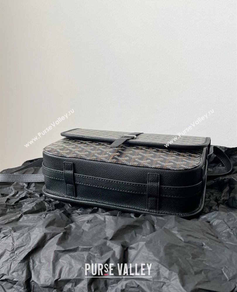 Goyard Mens Belvedere MM Crossbody Bag Black 2025 0804 (BI-250805047)
