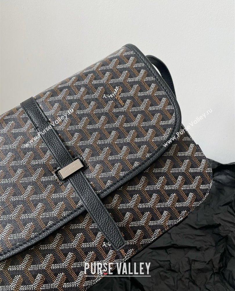 Goyard Mens Belvedere MM Crossbody Bag Black 2025 0804 (BI-250805047)
