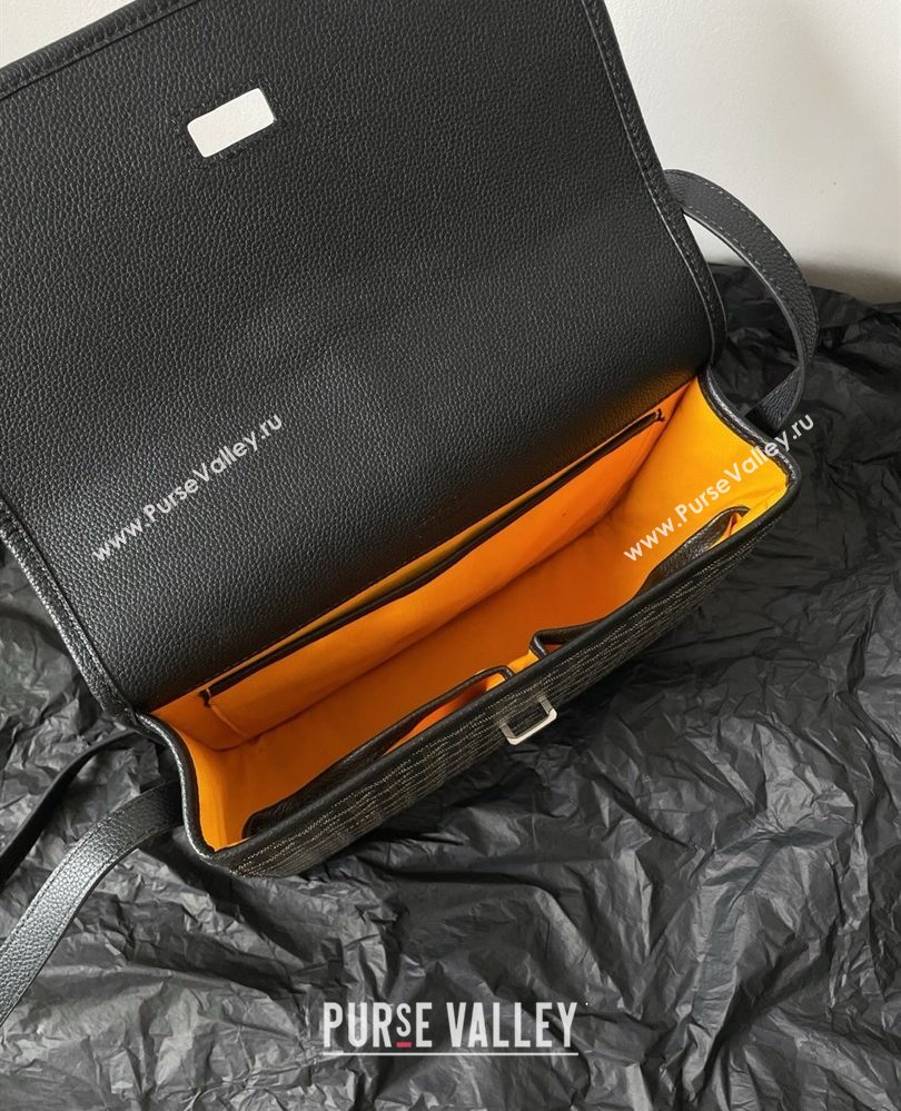 Goyard Mens Belvedere MM Crossbody Bag Black 2025 0804 (BI-250805047)