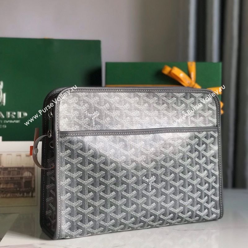 Goyard Jouvence GM Toiletry Clutch Bag Grey 2025 020201 (YS-251121011)