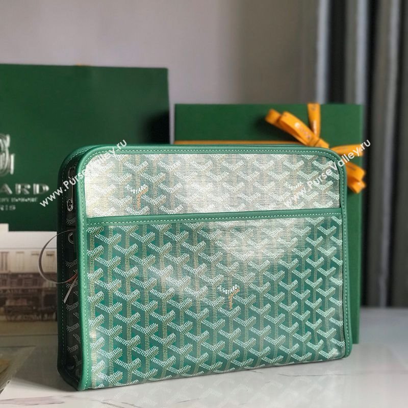 Goyard Jouvence GM Toiletry Clutch Bag Green 2025 020201 (YS-251121015)