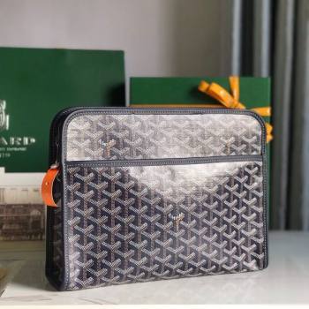 Goyard Jouvence GM Toiletry Clutch Bag Navy Blue 2025 020201 (YS-251121016)