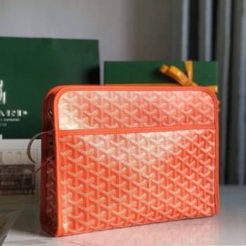 Goyard Jouvence GM Toiletry Clutch Bag Orange 2025 020201 (YS-251121017)