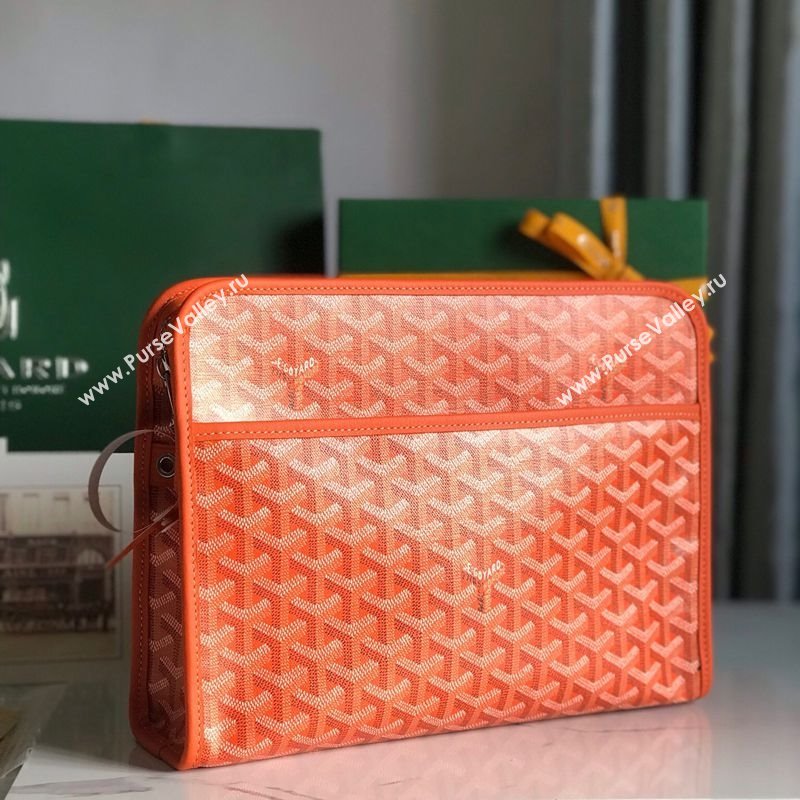 Goyard Jouvence GM Toiletry Clutch Bag Orange 2025 020201 (YS-251121017)