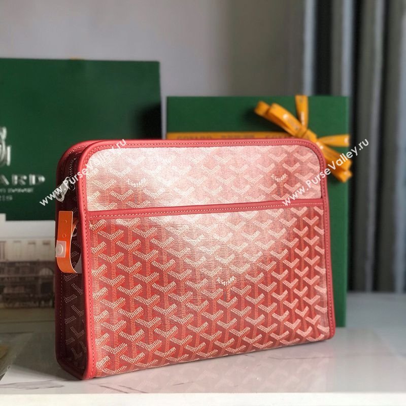 Goyard Jouvence GM Toiletry Clutch Bag Red 2025 020201 (YS-251121019)