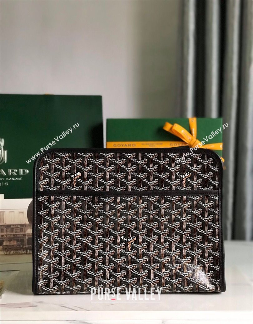 Goyard Jouvence GM Toiletry Clutch Bag Black 2025 020201 (YS-251121010)