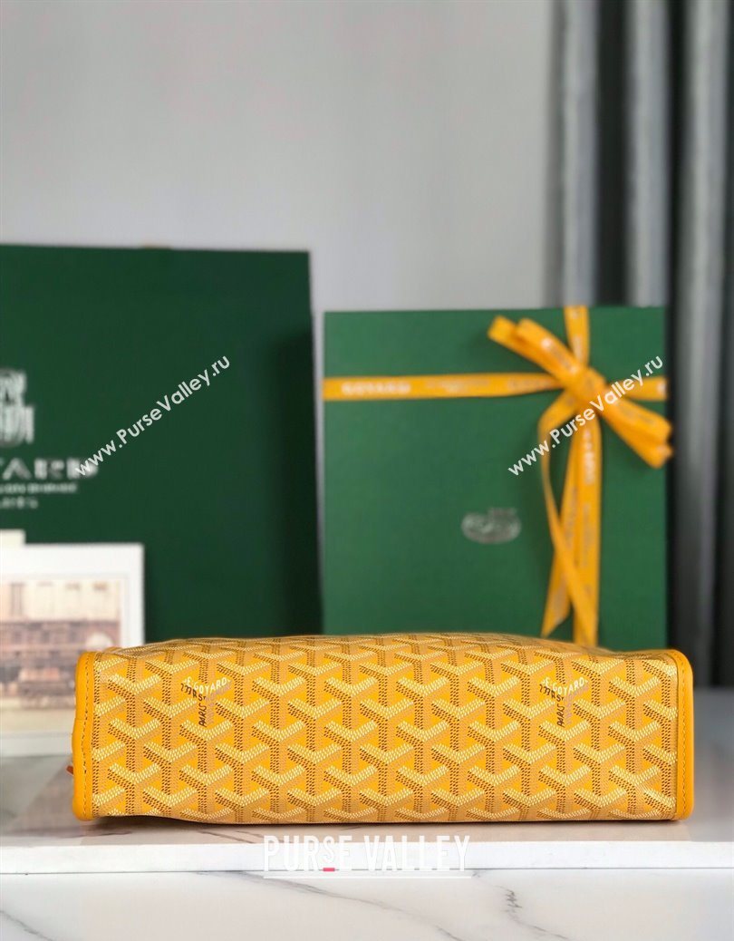 Goyard Jouvence GM Toiletry Clutch Bag Yellow 2025 020201 (YS-251121012)