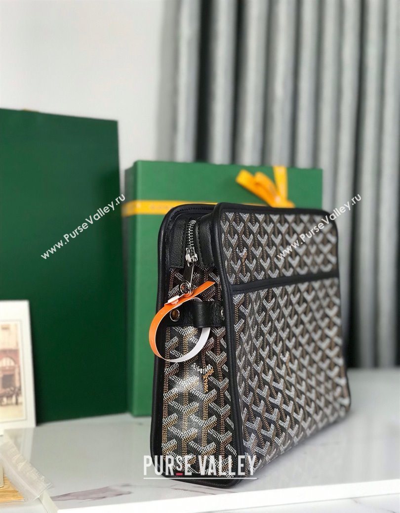 Goyard Jouvence GM Toiletry Clutch Bag Black 2025 020201 (YS-251121010)