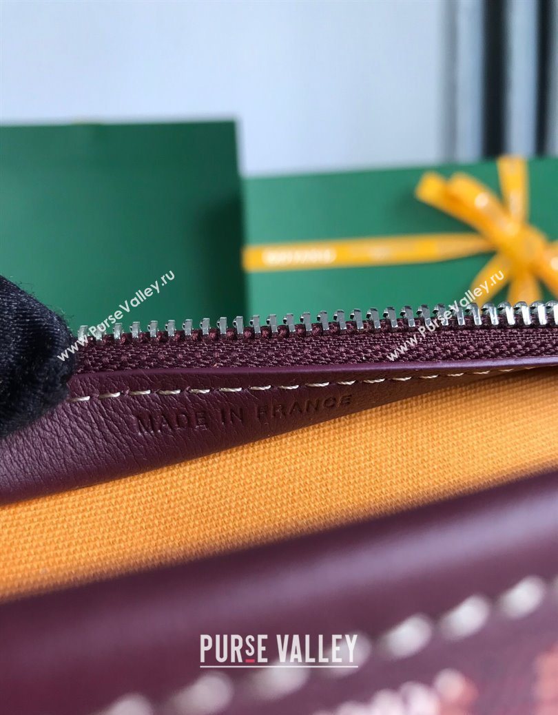 Goyard Jouvence GM Toiletry Clutch Bag Burgundy 2025 020201 (YS-251121013)