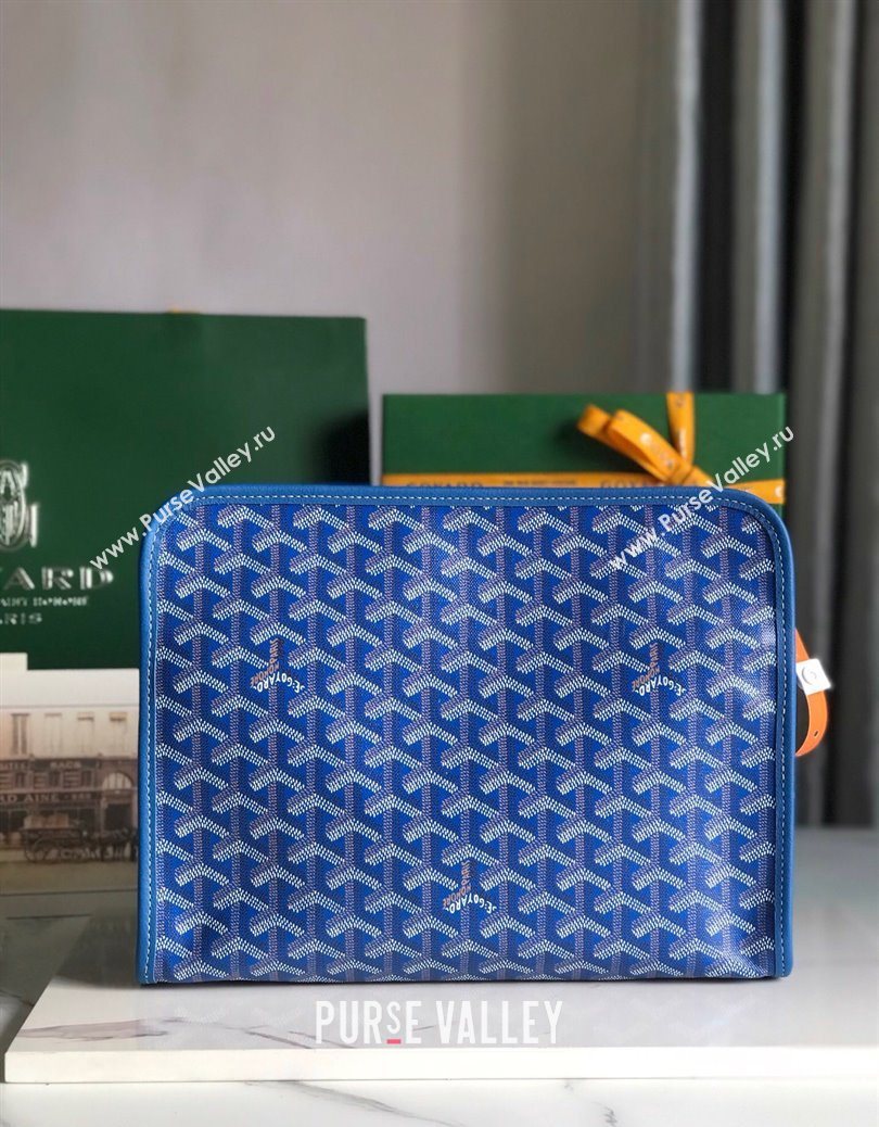 Goyard Jouvence GM Toiletry Clutch Bag Sky Blue 2025 020201 (YS-251121014)
