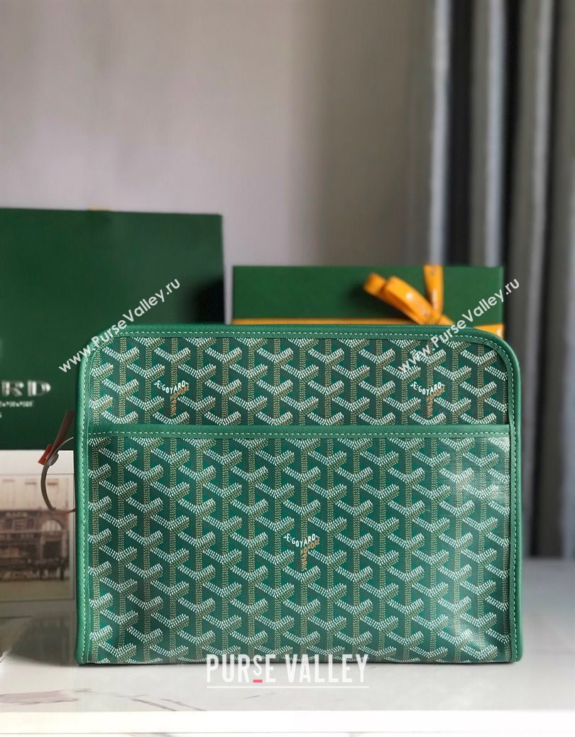 Goyard Jouvence GM Toiletry Clutch Bag Green 2025 020201 (YS-251121015)