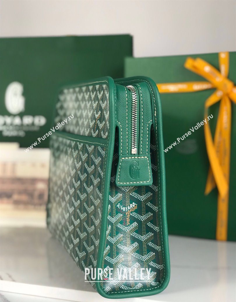 Goyard Jouvence GM Toiletry Clutch Bag Green 2025 020201 (YS-251121015)
