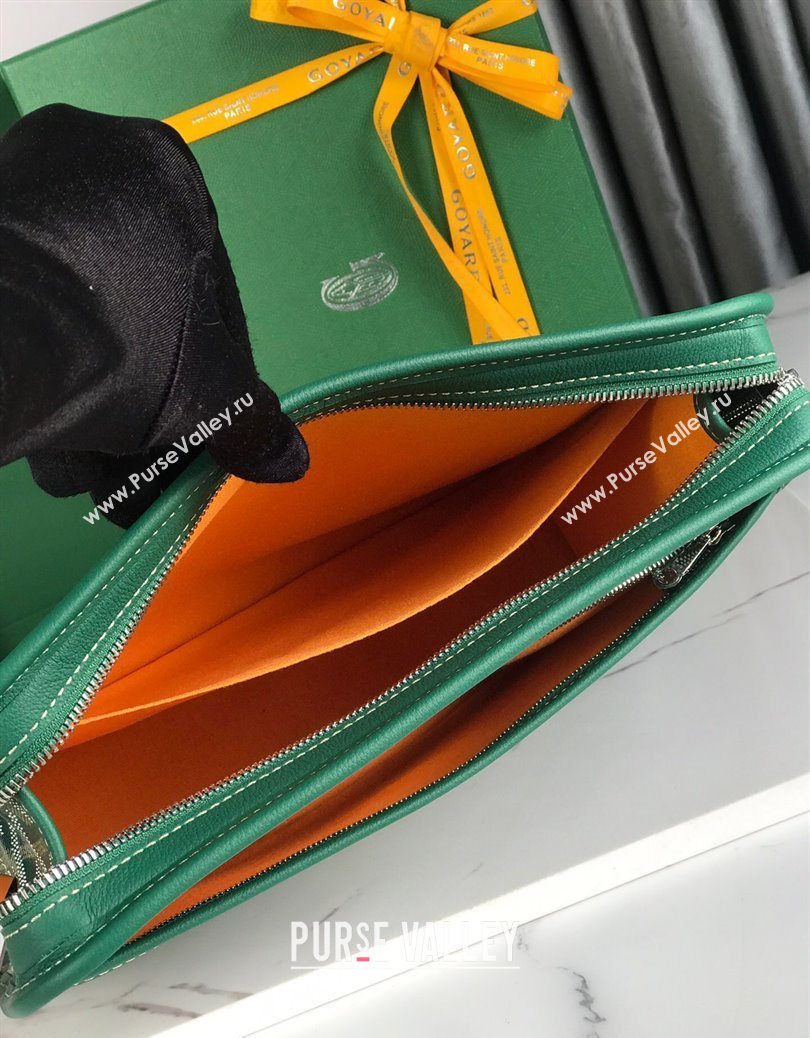 Goyard Jouvence GM Toiletry Clutch Bag Green 2025 020201 (YS-251121015)