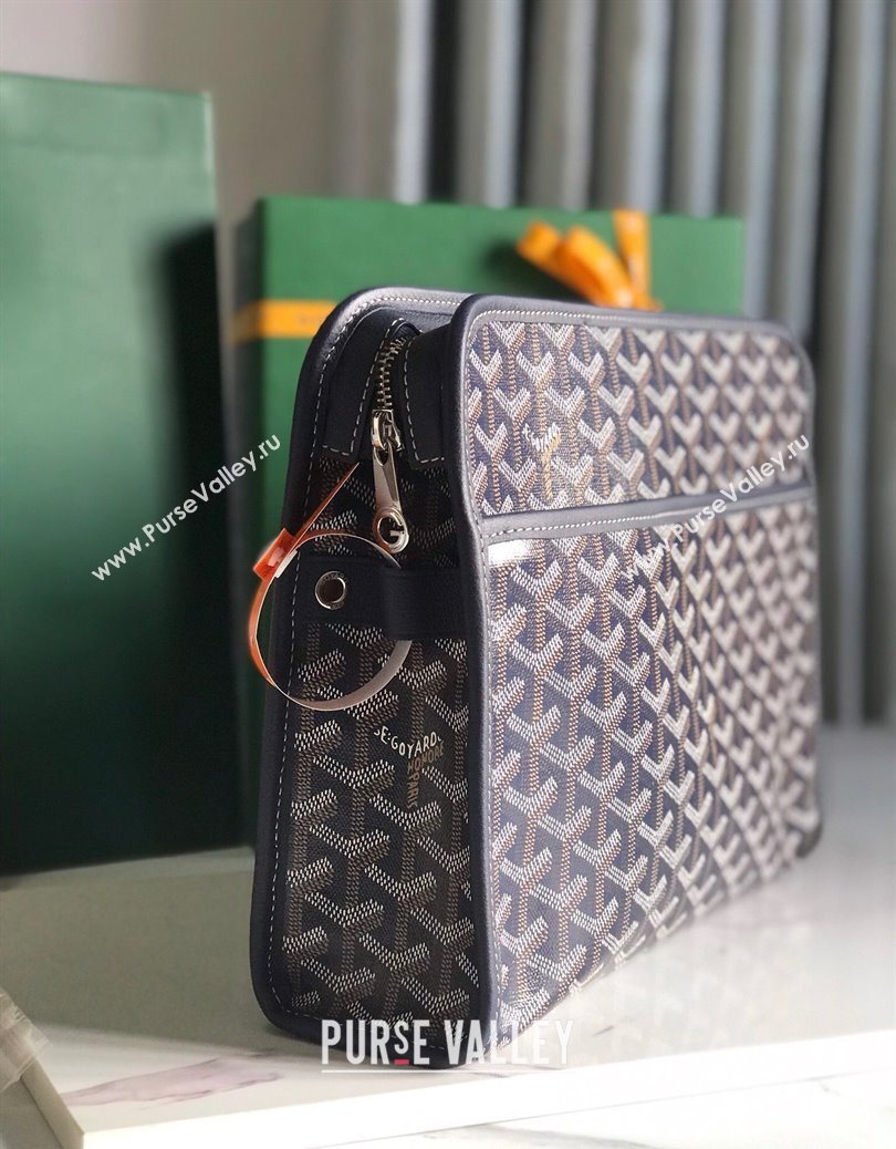 Goyard Jouvence GM Toiletry Clutch Bag Navy Blue 2025 020201 (YS-251121016)