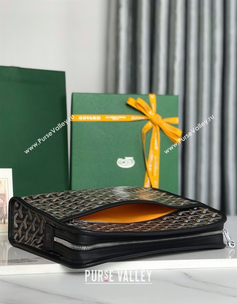 Goyard Jouvence GM Toiletry Clutch Bag Black 2025 020201 (YS-251121010)