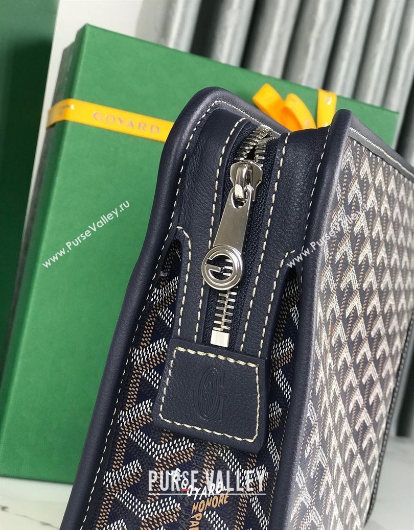 Goyard Jouvence GM Toiletry Clutch Bag Navy Blue 2025 020201 (YS-251121016)