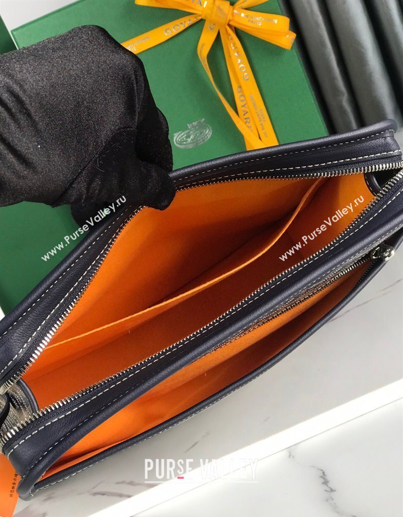 Goyard Jouvence GM Toiletry Clutch Bag Navy Blue 2025 020201 (YS-251121016)