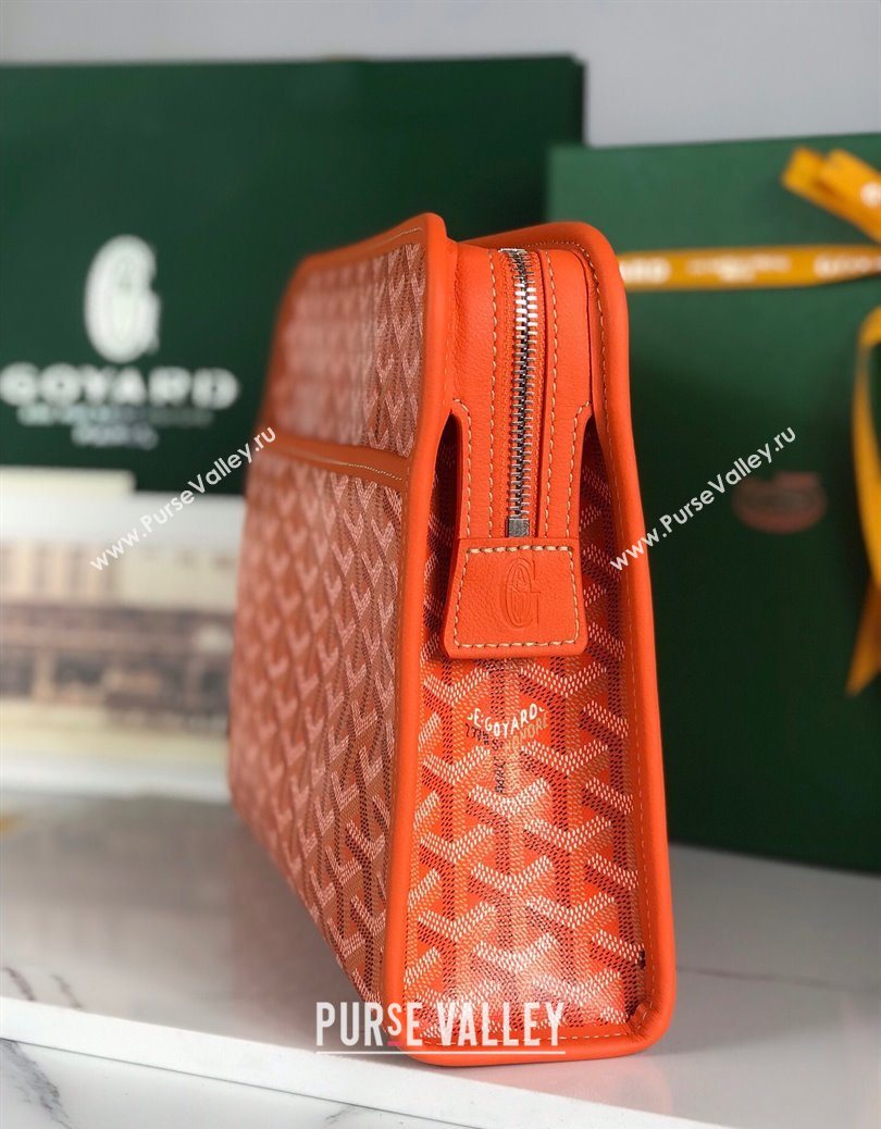 Goyard Jouvence GM Toiletry Clutch Bag Orange 2025 020201 (YS-251121017)