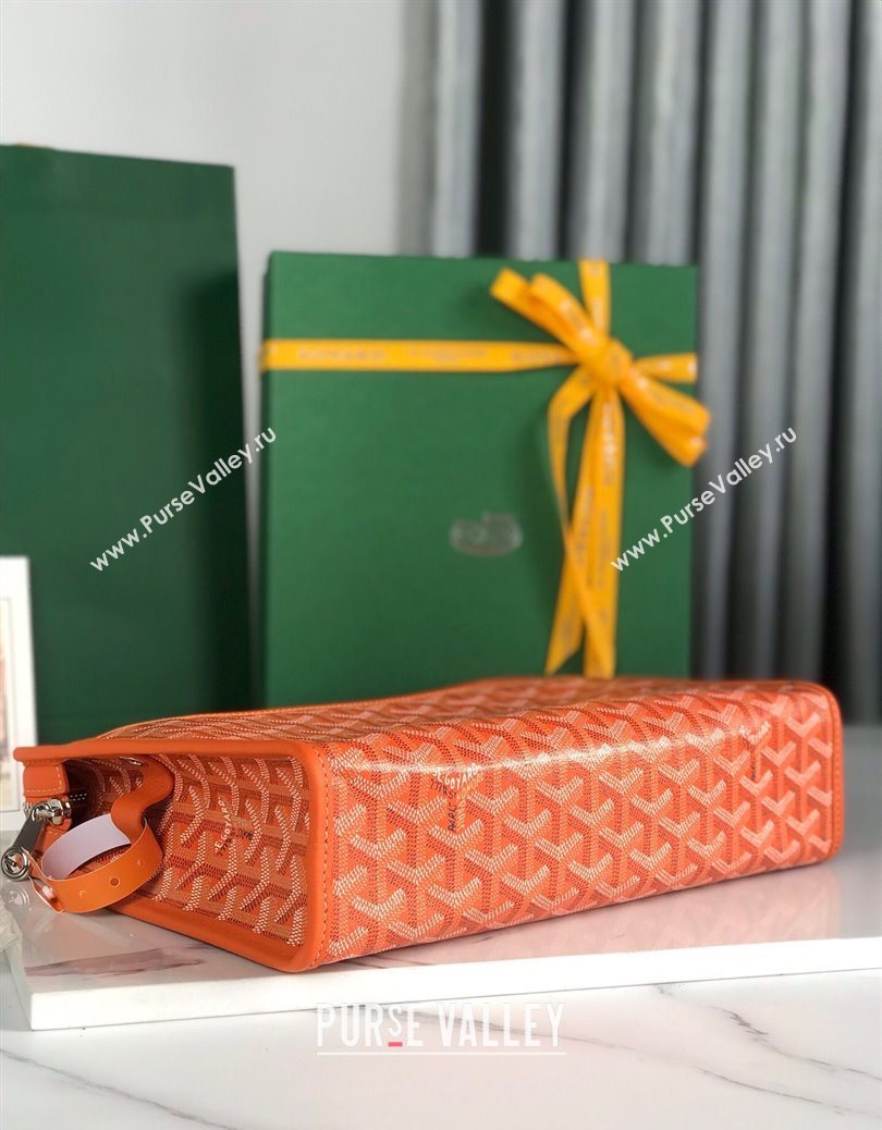 Goyard Jouvence GM Toiletry Clutch Bag Orange 2025 020201 (YS-251121017)