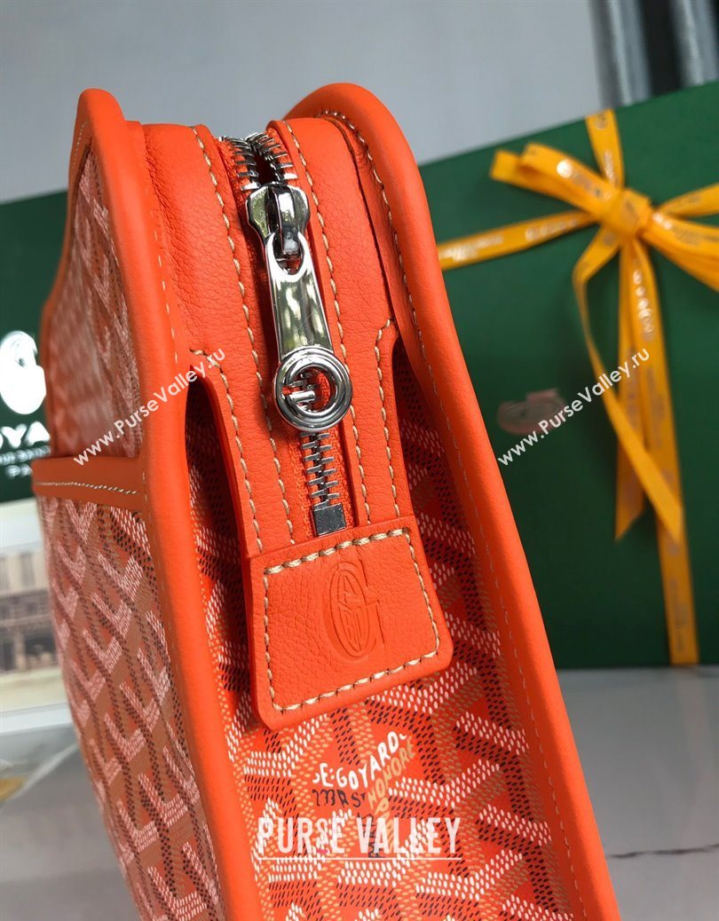Goyard Jouvence GM Toiletry Clutch Bag Orange 2025 020201 (YS-251121017)