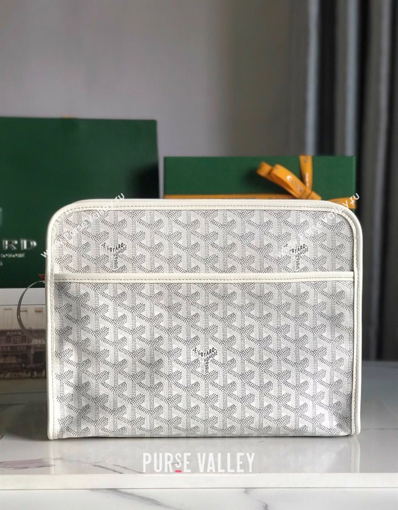 Goyard Jouvence GM Toiletry Clutch Bag White 2025 020201 (YS-251121018)