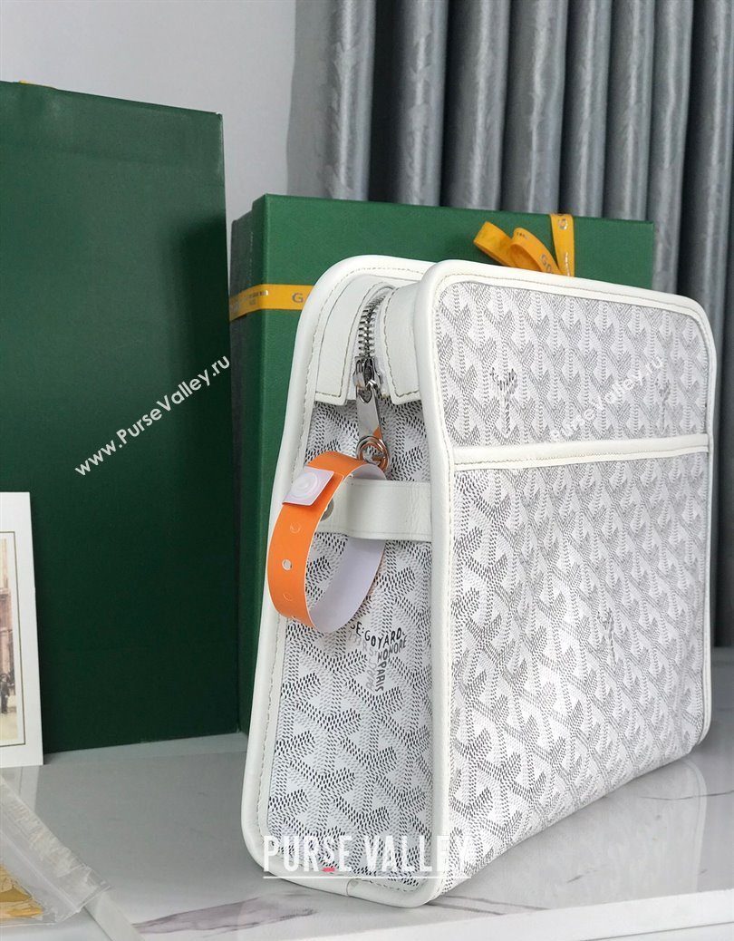 Goyard Jouvence GM Toiletry Clutch Bag White 2025 020201 (YS-251121018)