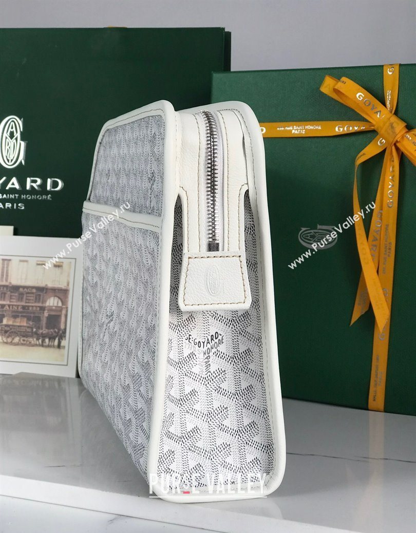 Goyard Jouvence GM Toiletry Clutch Bag White 2025 020201 (YS-251121018)