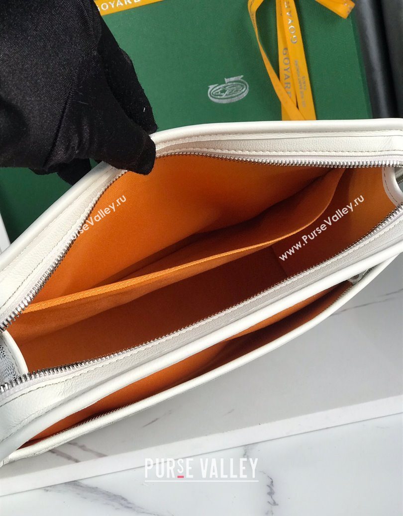 Goyard Jouvence GM Toiletry Clutch Bag White 2025 020201 (YS-251121018)