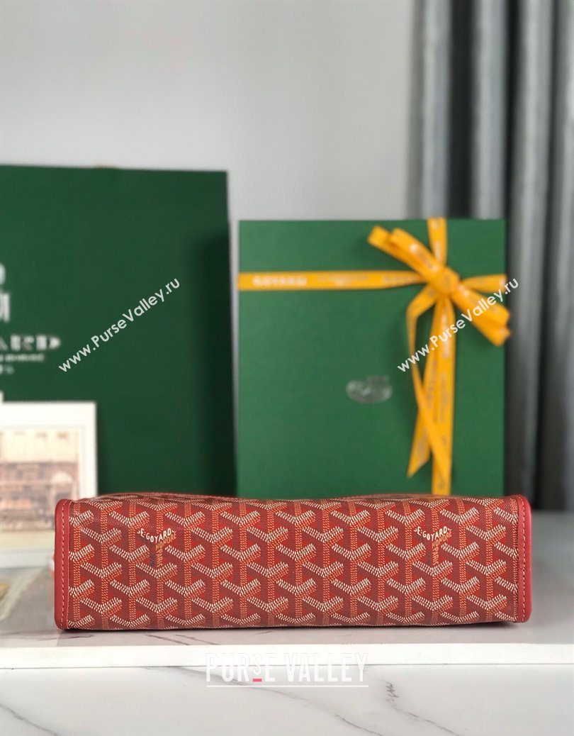 Goyard Jouvence GM Toiletry Clutch Bag Red 2025 020201 (YS-251121019)