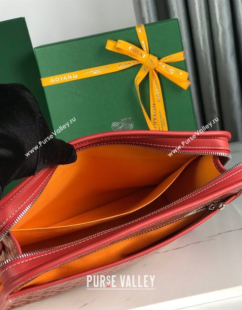 Goyard Jouvence GM Toiletry Clutch Bag Red 2025 020201 (YS-251121019)