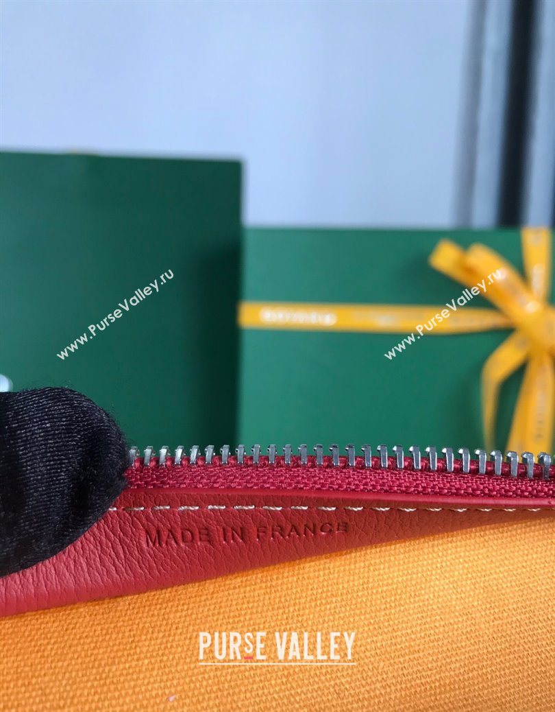 Goyard Jouvence GM Toiletry Clutch Bag Red 2025 020201 (YS-251121019)