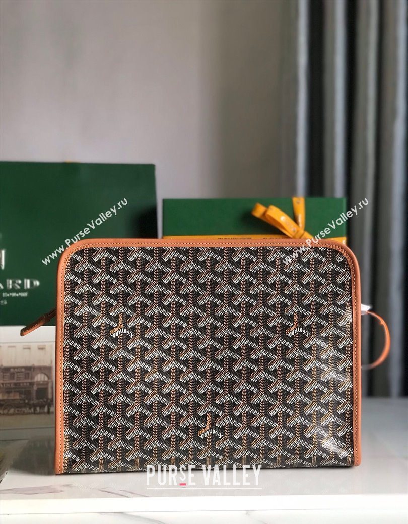 Goyard Jouvence GM Toiletry Clutch Bag Brown 2025 020201 (YS-251121020)
