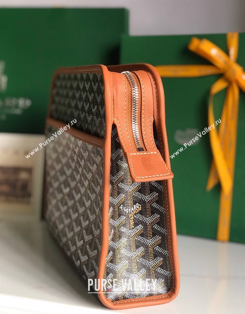 Goyard Jouvence GM Toiletry Clutch Bag Brown 2025 020201 (YS-251121020)