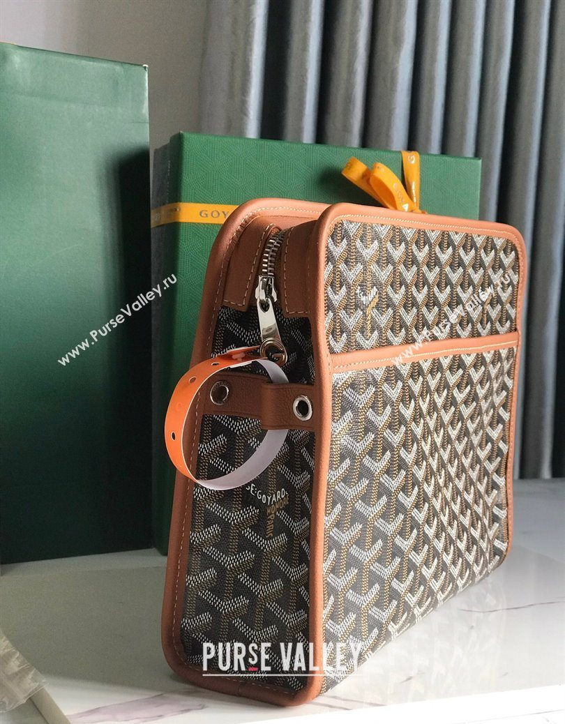 Goyard Jouvence GM Toiletry Clutch Bag Brown 2025 020201 (YS-251121020)