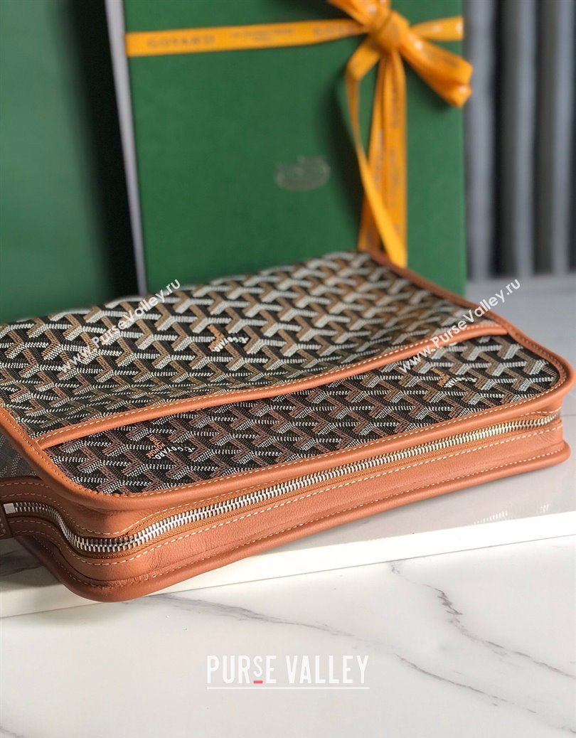 Goyard Jouvence GM Toiletry Clutch Bag Brown 2025 020201 (YS-251121020)