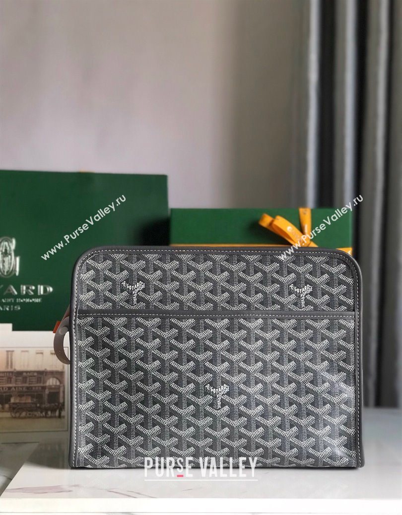 Goyard Jouvence GM Toiletry Clutch Bag Grey 2025 020201 (YS-251121011)