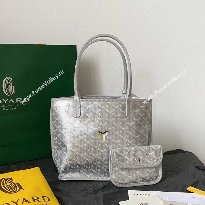 Goyard Anjou Mini Tote Bag Silver 2026 2003 (BI-260122034)